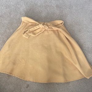 Target yellow corduroy skirt